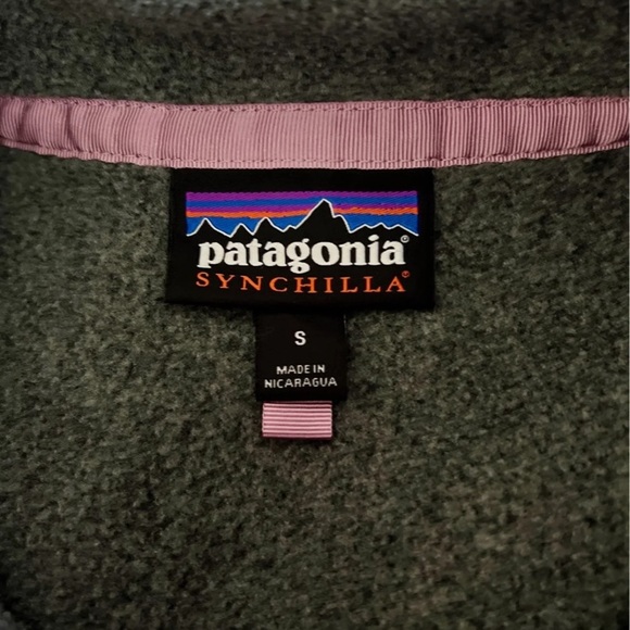 Patagonia Synchilla Lightweight Snap-T Pullover Size Small In Grey - Picture 10 of 11